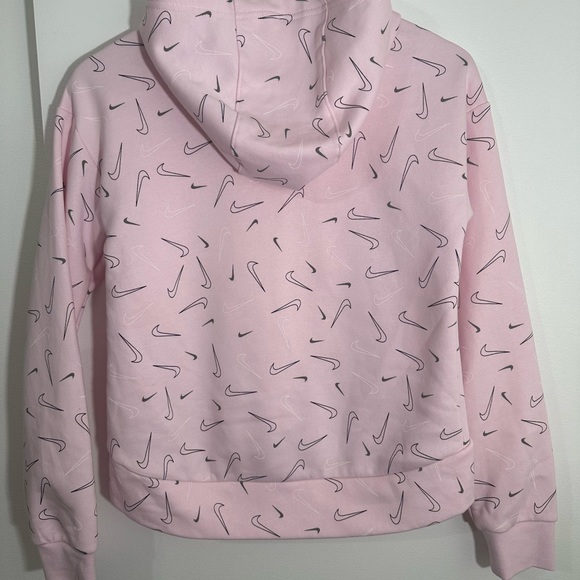 Girls Pink Nike Hoodie Sweatshirt Sz L 10-12 - Picture 5 of 9